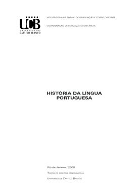 Preench Vel Dispon Vel Ucbweb Castelobranco Hist Ria Da L Ngua