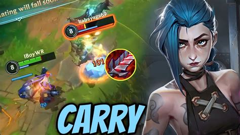 Wild Rift Adc This Jinx Carry V With This Build In Patch D