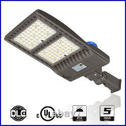 W Led Shoebox Light Dusk To Dawn Commercial Parking Lot Light Pole