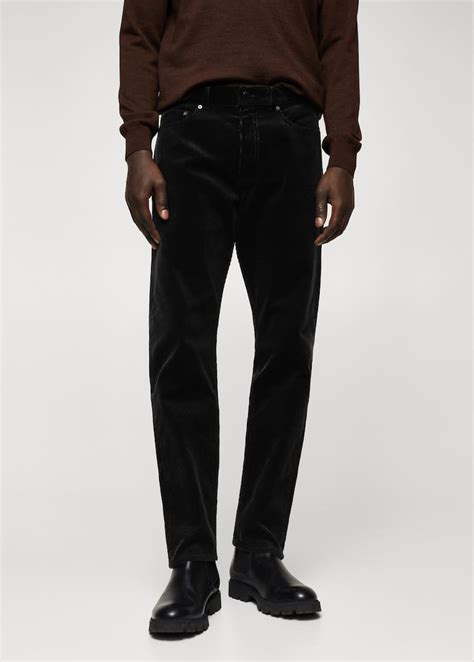 Slim Fit Corduroy Trousers Men Mango Man United Kingdom