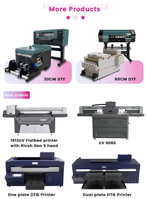 Visual Tex Inch Dtf Printer Cm I Head T Shirt Film Printing