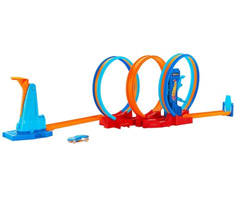 Детска играчка и комплект за игра Hot Wheels Ultra Hots Писта с страхотни лупинга и