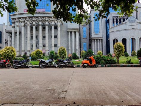 Stock Photo Of Esic Hospital And Medical Collage Premises Vehicles