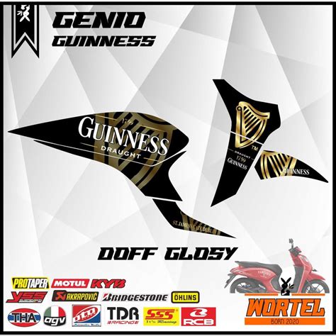 Jual Sticker Striping Decal Motor Genio Guinness Shopee Indonesia