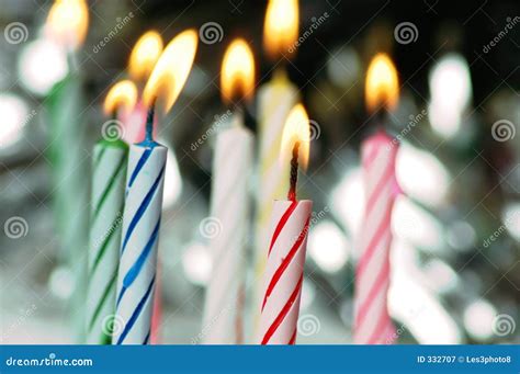 Birthday Candles Royalty Free Stock Photography Image