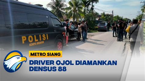 Diduga T3r0R1S Driver Ojol Diamankan Densus 88 YouTube