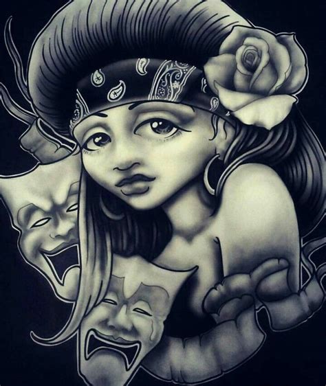 Pin By Олег КОКОН On Chicano Tattoo Fonts And Art Chicano Drawings Prison Art Cholo Art