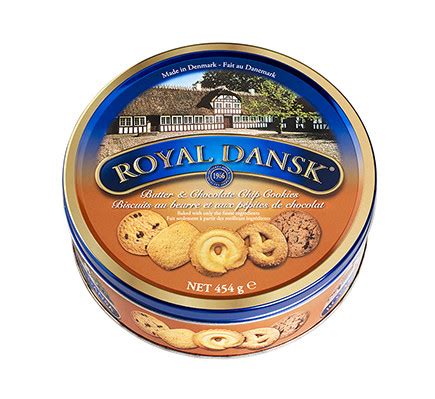 Royal Dansk Danish – Tin Butter Chocolate Cookies – Creative Sweets