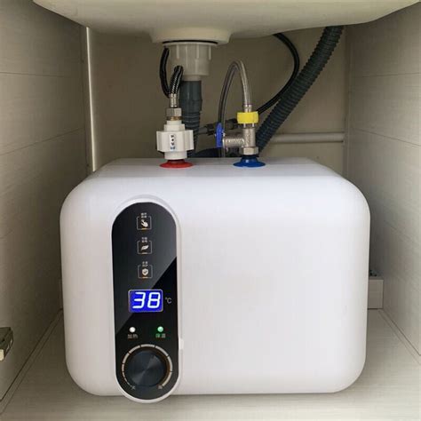 Instant Electric Hot Water Heater Shower Compact Mini Tank Storage RV L V L Electric Hot