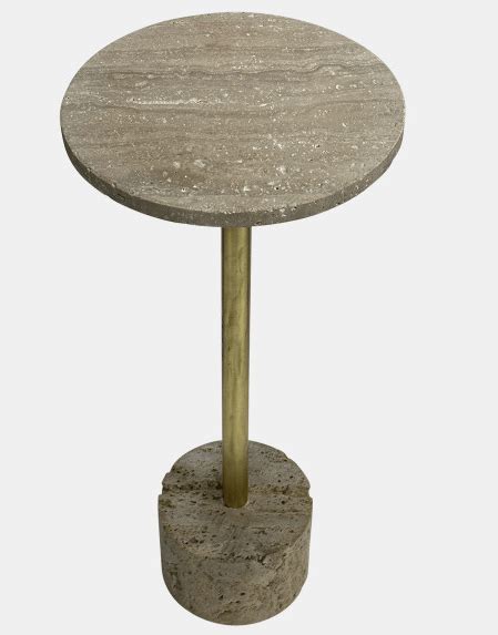 Travertine Side Table English Country Home