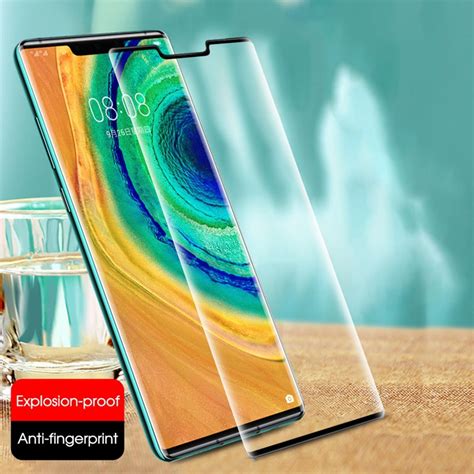 Huawei Mate 30 Pro Screen Protector Tempered Glass Mate 30 Pro Full Cover Protection Glass