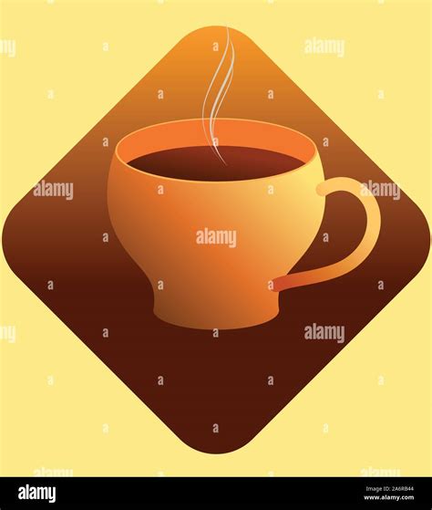 Vector Illustration Of Hot Coffee Cup Drink Stock Vector Image Art Alamy