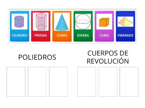 Poliedros Y Cuerpos De Revoluci N Classifica O Em Grupos