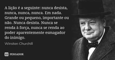 Winston Churchill Frases inspiracionais Citações sábias Frases