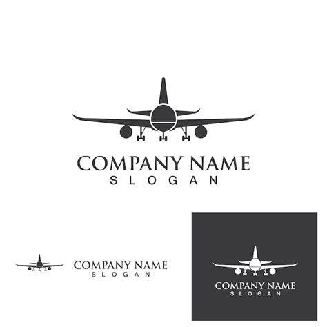 Premium Vector | Aeroplane logo icon vector illustration template design