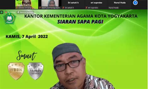 Siaran Sapa Pagi Ketua APRI Kota Yogyakarta Menyerukan Pada Seluruh ASN