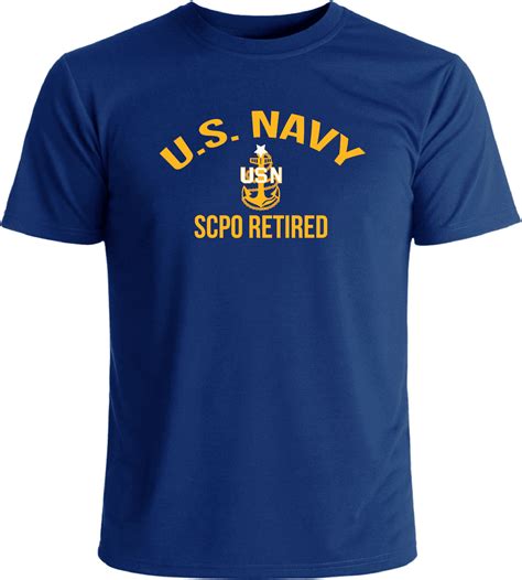 Us Navy Scpo Retired T Shirt New Veteran T Shirts