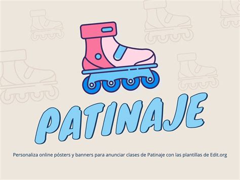 Patinaje Crea Flyers Y P Sters Online