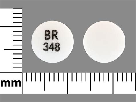 Br 348 Pill White Round 9mm Pill Identifier