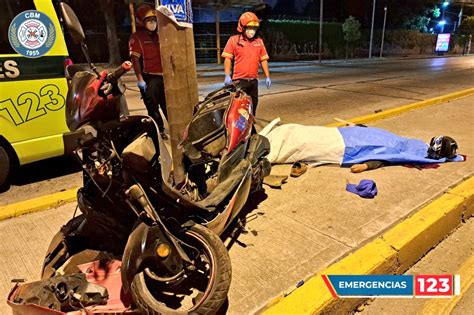 Víctor Bolaños on Twitter Motociclista fallecido tras accidente en