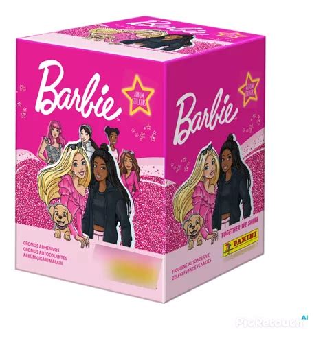 Caja De Barajitas Del Lbum Panini De Barbie Mercadolibre