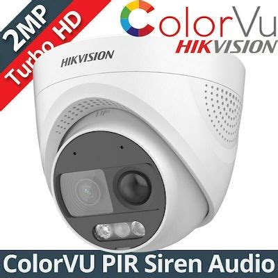 Hikvision Ds Ce Df T Pirxos Mp Fixed Turret Camera Dome Colorvu