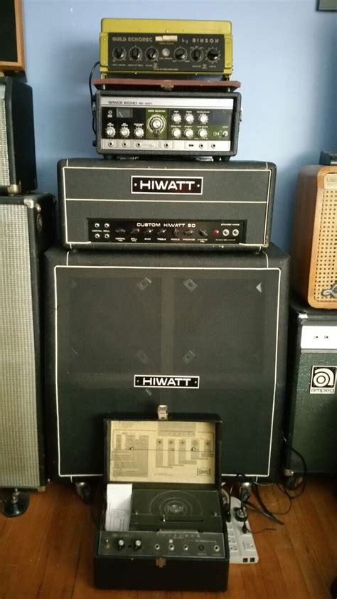 Hiwatt and Echo Units | Pedalboard, Guitar gear, Cool guitar