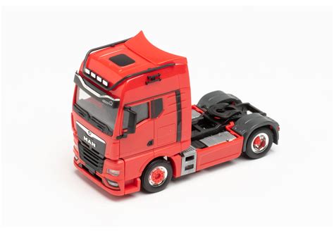 Herpa Man Tgx Gx Individual Lion Tractor Red