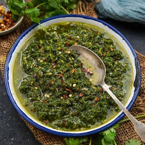 Cilantro Chimichurri Recipe 5 Minutes Vegan Gluten Free Whiskaffair