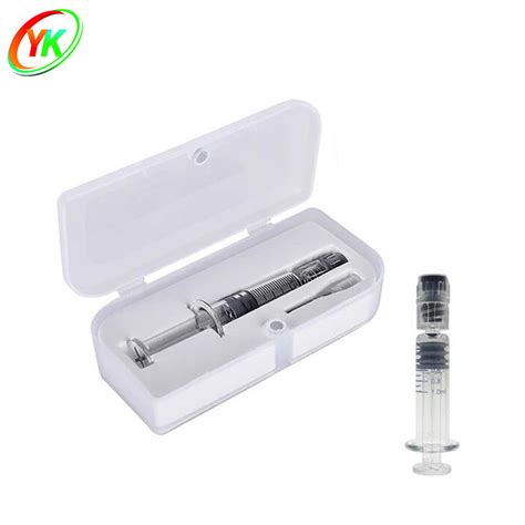 Custom Design Plastic Magnetic Packaging 1 Ml Luer Lock Glass Syringe