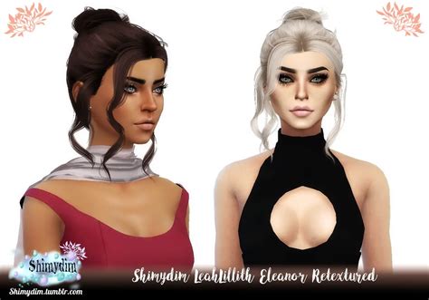 Leahlillith Eleanor Hair Retextured Shimydim Sims Hairs 69520 Hot Sex Picture