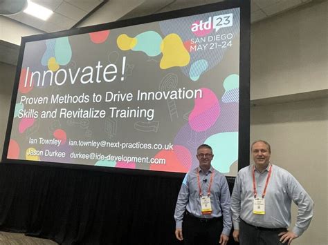 Ian Townley On Linkedin Atd23 Learning Innovation Training Talent Atd23 Ptt