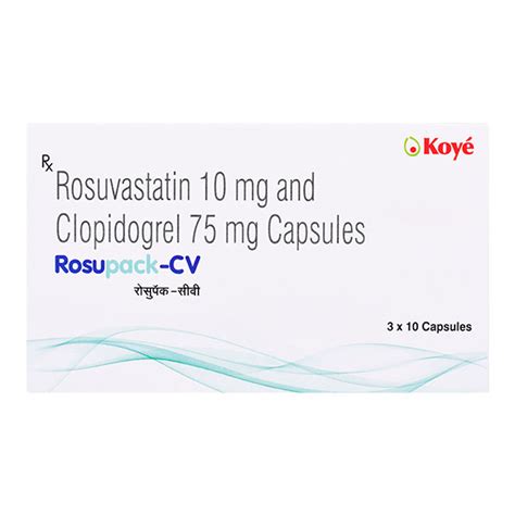 Buy Rosupack Cv Mg Tablet S Online At Upto Off Netmeds