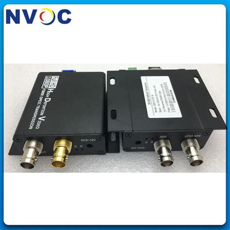 Mini Hdsdi Fiber Optic Transceiver Sdi Fiber Extender With Single Mode