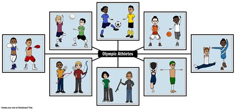 Olympic Athletes Storyboard Av Anna Warfield