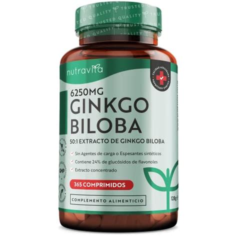 Descuento Ginkgo Biloba 6250 Mg 365 Comprimidos Extracto De