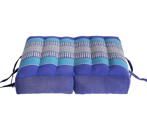 Foldable Coussin De Yoga Et De Méditation Bleu Océan X1