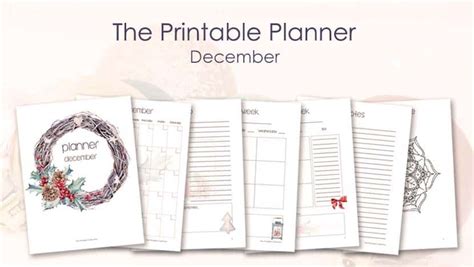 Download The Free December Planner Now And Print It! | The Printable ...