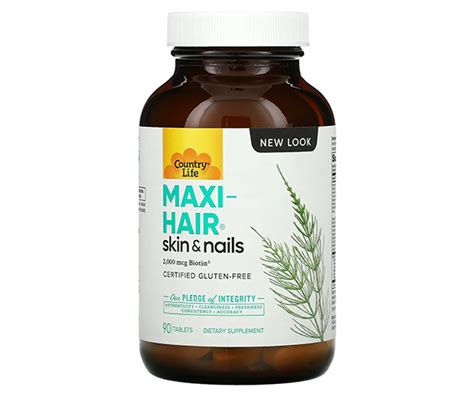 Купить Витамины для волос Country Life (Maxi-Hair) 90 таблеток со ...