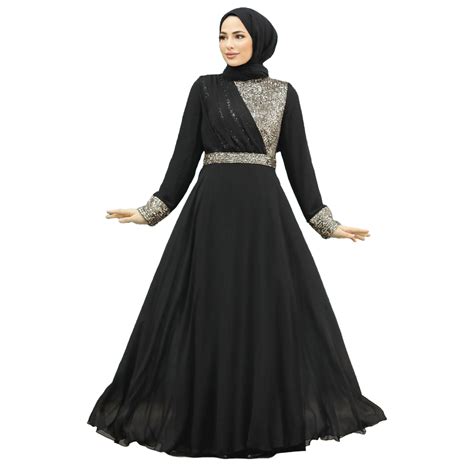 3036 Hot Selling Premium Quality Full Skirt High Waist Arabian Cotton Gowns For Women Ladies