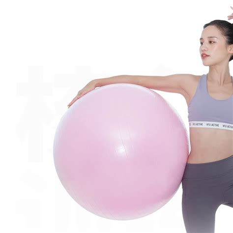 Round Pvc Yoga Ball Thickened Explosion Proof Fitness Ball For Gym