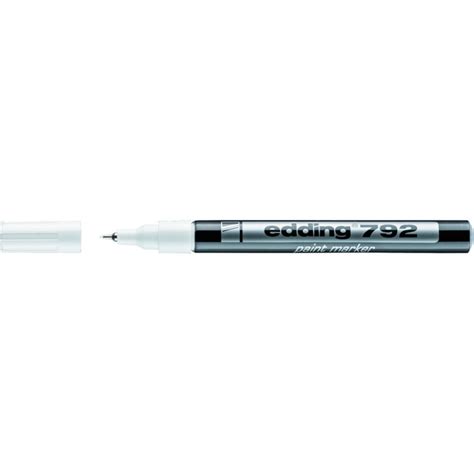Marker olejowy EDDING 792 0,8mm igłowy biały - dlabiura24.pl