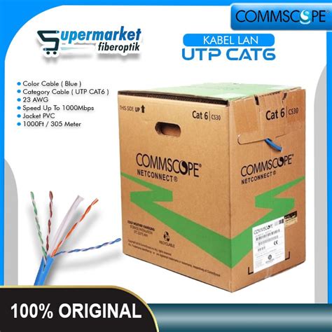 Kabel Lan Utp Cat Roll Meter Cabel Lan Utp Cat Commscope