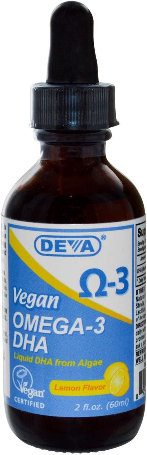 Amazon Deva Vegan Omega Dha Lemon Fl Oz Ml Health