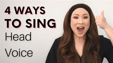 4 Ways To Sing High Notes In Head Voice Voice Lesson Youtube