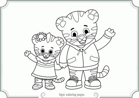 Daniel Tigers Neighborhood Coloring Pages Coloring Pages