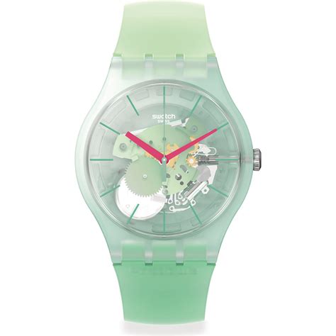 Swatch Suok152 Watch Muted Green