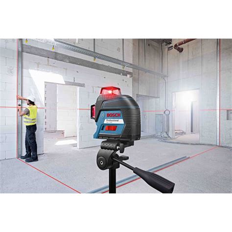 Bosch Linienlaser Kreuzlinienlaser GLL 3 80 Stativ BT 150 Im Koffer