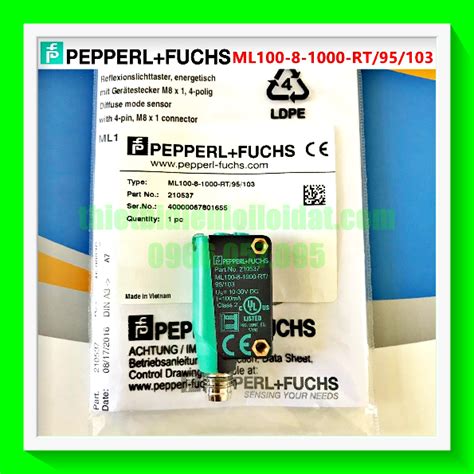 Cảm biến quang PEPPERL FUCHS ML100 8 1000 RT 95 103 CÔNG TY TNHH LỢI