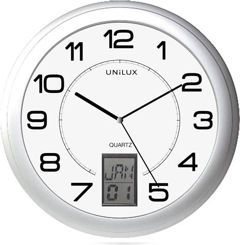 Unilux Instinct Horloge Murale Systeme Quartz Avec Changement D Heure